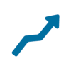 graph arrow icon